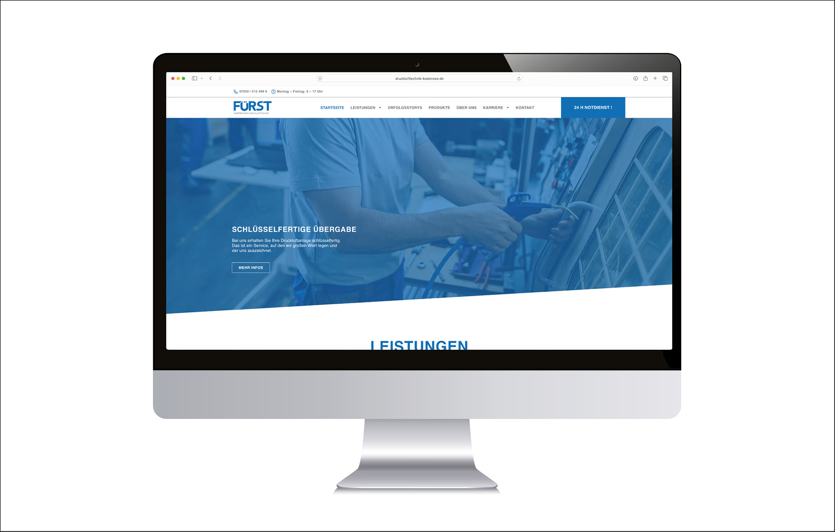 Fürst Website Webdesign Titelbild